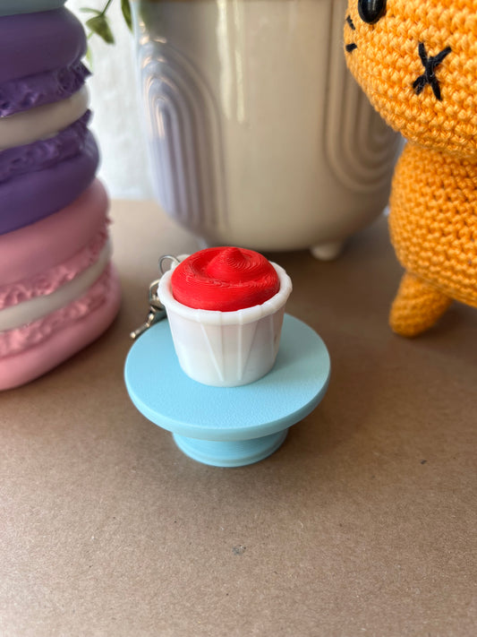 Condiment Cup Fidget Clicker Keychain