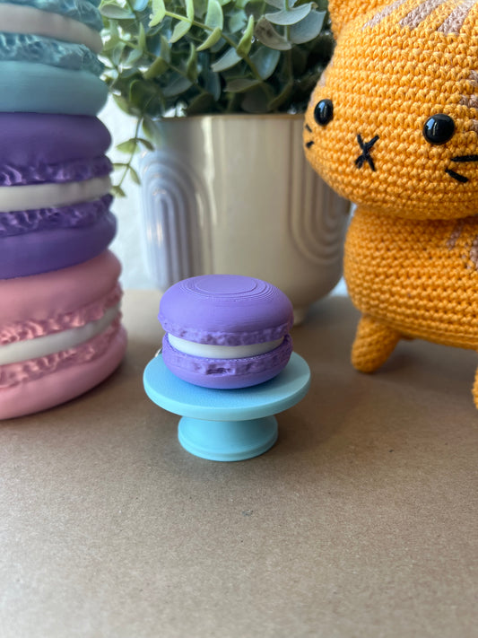 Macaron Fidget Clicker Keychain